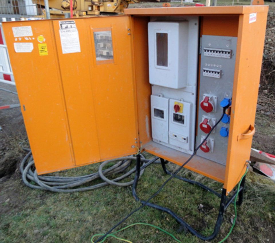 Baustromkasten bei Elektro Raab GmbH & Co. KG in Oberviechtach