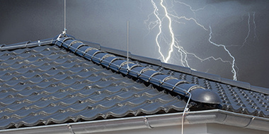 Äußerer Blitzschutz bei Elektro Raab GmbH & Co. KG in Oberviechtach