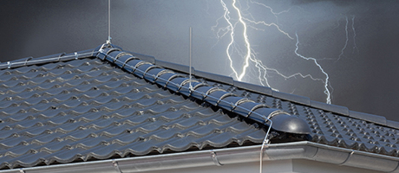 Äußerer Blitzschutz bei Elektro Raab GmbH & Co. KG in Oberviechtach