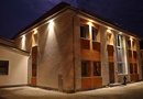 Beleuchtete Außenfassade